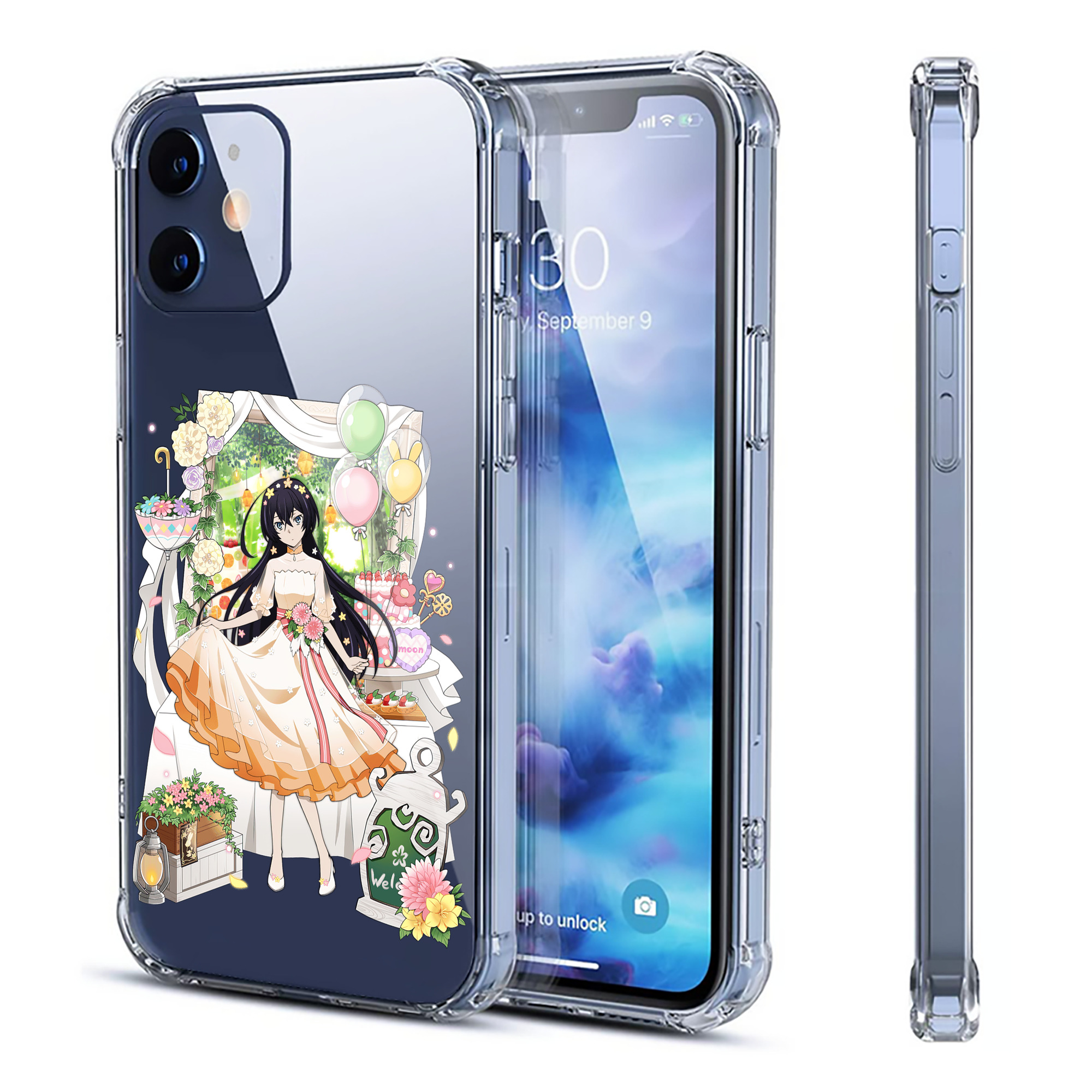 （画像用） 文豪ストレイドッグス Bungo Stray Dogs 【iPhone 12シリーズ対応】透明スマホケース（クリアソフトケース）